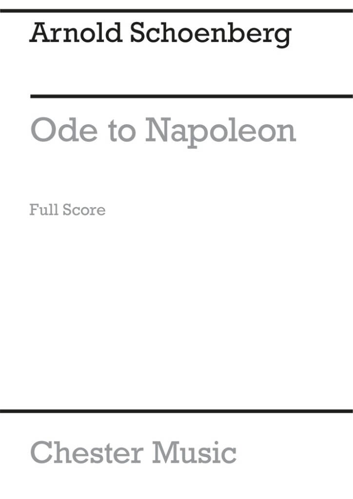 Ode To Napoleon Op.41